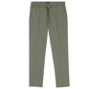 BOSS Pantaloni con fit moderno in misto lana - Style P-Kane1-RDS, 50546926 Verde 36/32