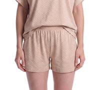 Boss - Pantaloni Corti Pigiama in Lyocell con Logo B - - Nightwear & Lounge - Donna - Marrone - XL