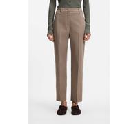 BOSS Pantaloni cropped con fit affusolato in cotone elasticizzato - Style Tecarino2, 50555621 Marrone 46