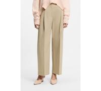 BOSS Pantaloni culotte fit morbido in cotone elasticizzato - Style Tulotta, 50551913 Beige chiaro 38