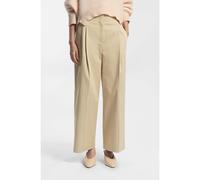 BOSS Pantaloni culotte fit morbido in cotone elasticizzato - Style Tulotta, 50551913 Beige chiaro 46