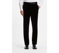 BOSS Pantaloni da smoking slim fit in velluto di cotone - Style H-Genius-Tux-244, 50527948 Marrone scuro 54