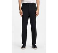 BOSS Pantaloni dal fit affusolato in popeline di cotone elasticizzato facile da stirare - Style L-PeetL-253, 50561217 Blu scuro 46