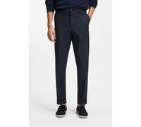 BOSS Pantaloni dalla vestibilità moderna in twill di misto cotone facile da stirare - Style C-Kane1-BL-FTU, 50553829 Blu scuro 30/34
