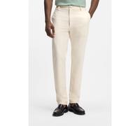 BOSS Pantaloni dalla vestibilità moderna in twill di misto cotone facile da stirare - Style C-Kane1-BL-FTU, 50553829 Bianco 33/34
