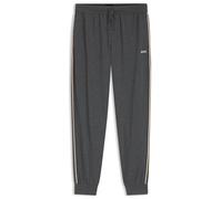BOSS Pantaloni del pigiama in cotone elasticizzato con righe laterali tipiche del marchio - Style Unique Pants Cuff CW, 50570346 Grigio scuro XL