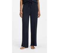 BOSS Pantaloni del pigiama in jersey a costine con monogramma Double B - Style SHINY RIB_Pants, 50566070 Blu scuro XL