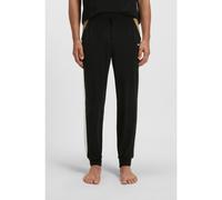 BOSS Pantaloni del pigiama in misto cotone con pannelli a contrasto - Style Balance Pants, 50550492 Nero M
