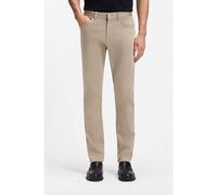 BOSS Pantaloni Delaware slim fit in twill resistente allo sbiadimento - Style P-Delaware5, 50553954 Marrone chiaro 40/32