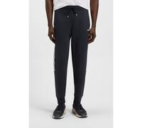 BOSS Pantaloni della tuta in cotone elasticizzato con inserto a righe - Style Hadikonos, 50511517 Blu scuro XXXL