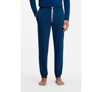 BOSS Pantaloni della tuta in cotone elasticizzato con logo ricamato - Style Mix&Match Pants, 50515305 Blu L