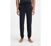 BOSS Pantaloni della tuta in cotone elasticizzato con logo ricamato - Style Mix&Match Pants, 50515365 Blu scuro 4XL