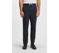 BOSS Pantaloni della tuta in misto cotone con elastico in vita a righe - Style Hadim Zone, 50545246 Blu scuro XL