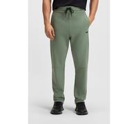 BOSS Pantaloni della tuta in misto cotone con elastico in vita a righe - Style Hadim Zone, 50545246 Verde M