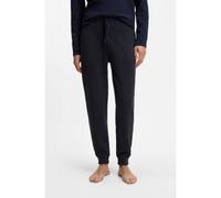 BOSS Pantaloni della tuta in misto cotone con struttura a nido d'ape. - Style Structure Pants, 50540577 Blu scuro M