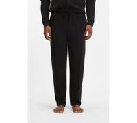 BOSS Pantaloni della tuta in misto cotone intrecciato con logo metallizzato - Style Sense Pants, 50570557 Nero M