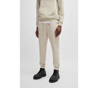 BOSS Pantaloni della tuta in terry di cotone con toppa con logo - Style Sestart, 50509303 Beige chiaro L