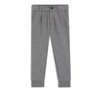 BOSS Pantaloni della tuta per bambini in misto cotone con monogramma Double B - Style J52292/A4610A, J52292 Grigio scuro 126