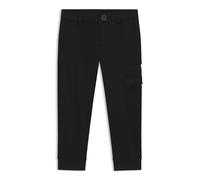 BOSS Pantaloni della tuta per bambini in piqué elasticizzato con logo stampato - Style J52296/09B04A, J52296 Nero 162