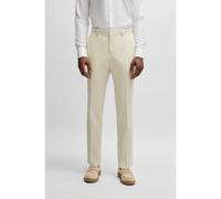 BOSS Pantaloni formali in misto lana vergine a motivi - Style H-Genius-252, 50540713 Bianco 58