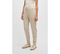 BOSS Pantaloni in maglia di lana vergine e cashmere - Style Faboosia, 50505692 Giallo chiaro L