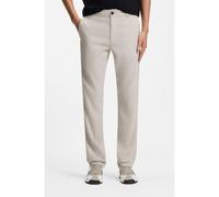 BOSS Pantaloni in misto lino con dettaglio logo - Style Sanderson-L-3, 50559595 Grigio chiaro 29/32