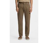 BOSS Pantaloni Maine regular fit in twill di cotone elasticizzato - Style H-Re.Maine5, 50558952 Marrone chiaro 33/34