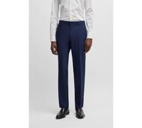 BOSS Pantaloni regular fit in lana vergine elasticizzata - Style H-Lenon-MM-224, 50480544 Blu 25