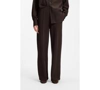 BOSS Pantaloni relaxed fit a gamba larga con logo Double B - Style Egapa, 50568535 Marrone scuro S