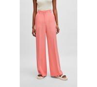 BOSS Pantaloni relaxed fit a vita alta con gamba larga - Style Tikela, 50510115 Corallo 48