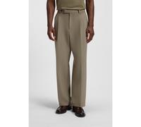 BOSS Pantaloni relaxed fit con doppia piega - Style C-Pat-DPL-BB-254, 50551532 Marrone chiaro 56