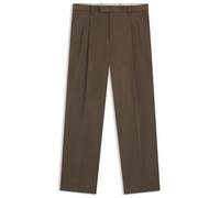 BOSS Pantaloni relaxed fit in cotone elasticizzato mercerizzato - Style C-Pat-DPL-BB-254, 50557358 Marrone 50