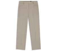 BOSS Pantaloni relaxed fit in lana vergine mélange - Style Tilda9, 50542004 Beige chiaro 36