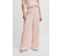 BOSS Pantaloni relaxed fit in lana vergine - Style Tilda8, 50537404 Rosa chiaro 42