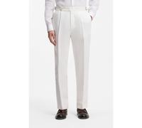 BOSS Pantaloni relaxed fit in lino con pieghe sulla parte anteriore - Style H-Perino-PL-DTL-262, 50563231 Bianco 54