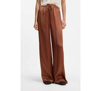 BOSS Pantaloni relaxed fit in raso - Style Tavati2, 50565926 Marrone 50