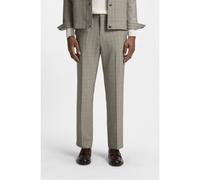BOSS Pantaloni relaxed fit in tessuto elasticizzato a quadri - Style C-Peter-253, 50546061 Beige a motivi 44