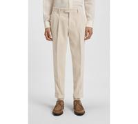 BOSS Pantaloni relaxed fit in velluto a coste di cotone e alpaca - Style L-Peet-Pleat-241, 50549641 Beige chiaro 52