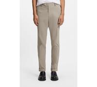 BOSS Pantaloni slim fit in cotone elasticizzato lavabile - Style C-Genius-TU-WG-261F, 50555035 Beige 56