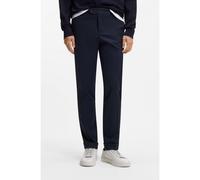 BOSS Pantaloni slim fit in cotone elasticizzato lavabile - Style C-Genius-TU-WG-261F, 50555035 Blu scuro 52