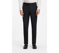 BOSS Pantaloni slim fit in lana elasticizzata con micromotivo - Style H-George-263, 50567486 Blu scuro 46