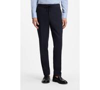 BOSS Pantaloni slim fit in lana vergine e seta - Style L-Gee-DS-LP-253, 50566404 Blu scuro 52