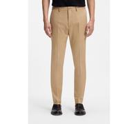 BOSS Pantaloni slim fit in misto cotone e seta elasticizzato - Style L-Kaiton1L-253, 50545652 Beige 50