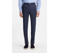 BOSS Pantaloni slim fit in misto lino - Style C-Genius-262, 50561886 Blu scuro 106