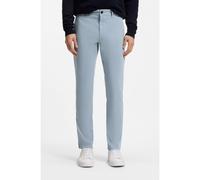 BOSS Pantaloni slim fit in satin elasticizzato sovratinto - Style Chino_slim, 50510933 Celeste 29/34