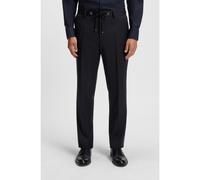 BOSS Pantaloni slim fit in serge di lana vergine - Style H-Genius-DS-B1, 50469169 Blu scuro 60