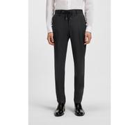 BOSS Pantaloni slim fit in serge di lana vergine - Style H-Genius-DS-B1, 50469169 Nero 60