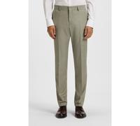 BOSS Pantaloni slim fit in tessuto elasticizzato a motivi - Style H-Genius-253, 50546003 Verde 48