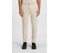BOSS Pantaloni slim fit in tessuto elasticizzato idrorepellente - Style T_Commuter-Slim, 50534303 Bianco 58