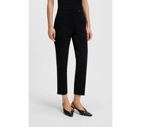 BOSS Pantaloni slim fit in tessuto elasticizzato Punto Milano - Style Tapria-Crop, 50541994 Nero 42